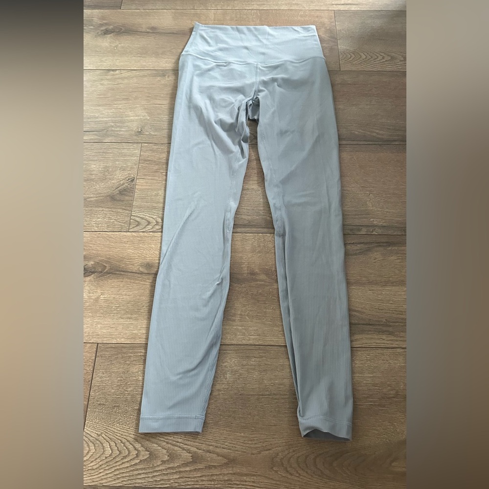 Lululemon align ribbed Gray High-Waisted Leggings